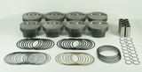 Mahle MS Piston Set SBC 422ci 4.165in Bore 3.875in Stroke 6.0in Rod .927 Pin -5cc 12.1 CR Set of 8 - 930200965