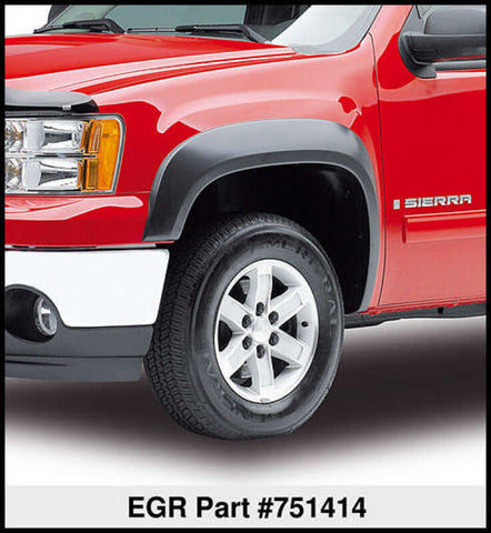 EGR 07-13 GMC Sierra LD 5.8ft Bed Rugged Look Fender Flares - Set (751414) - 751414