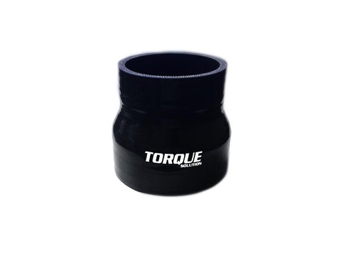 Torque Solution Transition Silicone Coupler: 2 inch to 3 inch Black Universal - TS-CPLR-T23BK