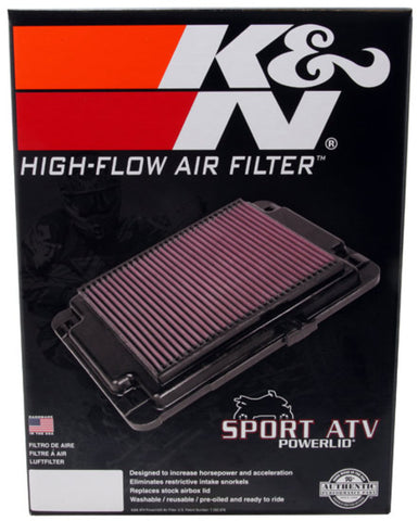 K&N 04-09 Yamaha YFZ450 Powerlid Air Box Cover - YA-4504-T