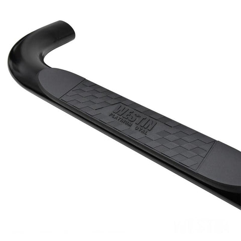 Westin 2019 Chevrolet Silverado/Sierra 1500 Crew Cab Platinum 4 Oval Nerf Step Bars - Black - 21-4135