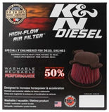 K&N 10-11 Dodge Ram 2500/3500/4500/5500 6.7L L6 Diesel Replacement Air Filter - E-0787