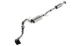 Borla F-150 2021 2.7L/3.5L 4dr CC SB EC STB Lar/KingR/Plnm/LTD 3/2.25 DSE CB Touring BLK CHR Tips - 140870BC