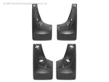 WeatherTech 07 GMC Sierra No Drill Mudflaps - Black - 110011-120011