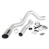 Banks Power 07-10 Chevy 6.6L LMM ECSB-CCLB Monster Exhaust System - SS Single Exhaust w/ Chrome Tip - 47784