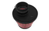 K&N Universal Clamp-on Air Filter 2in Flange ID 5-3/16in Base 3-1/2in Top 3-11/16in Height w/ Vent - RU-9920