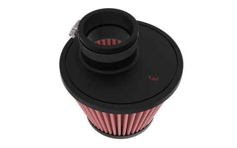 K&N Universal Clamp-on Air Filter 2in Flange ID 5-3/16in Base 3-1/2in Top 3-11/16in Height w/ Vent - RU-9920