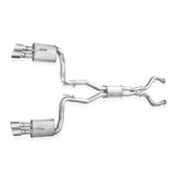 Stainless Works 2008-09 Pontiac G8 GT 3in Catback System X-Pipe Turbo Chambered Muffler 3.5in Tips - PG8CBFC