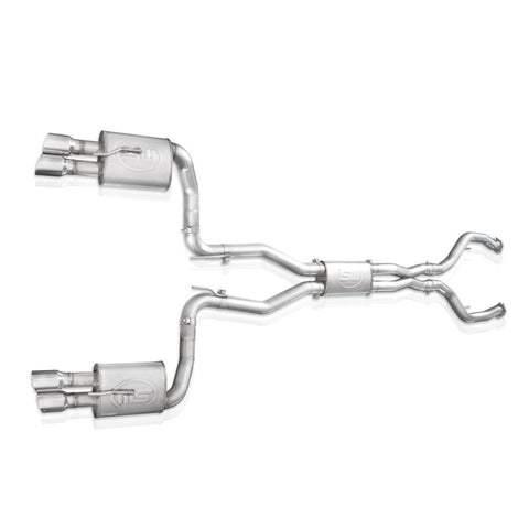 Stainless Works 2008-09 Pontiac G8 GT 3in Catback System X-Pipe Turbo Chambered Muffler 3.5in Tips - PG8CBFC