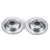 Power Stop 01-05 BMW 325xi Rear Evolution Drilled & Slotted Rotors - Pair - EBR826XPR