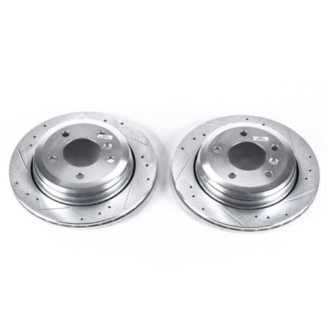 Power Stop 01-05 BMW 325xi Rear Evolution Drilled & Slotted Rotors - Pair - EBR826XPR