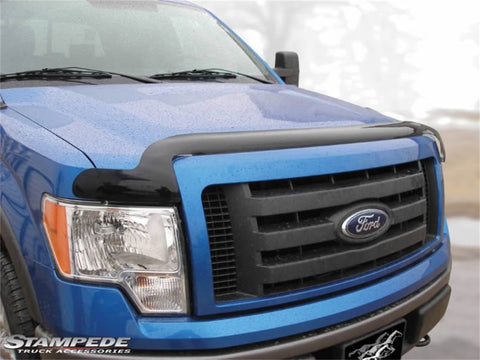 Stampede 2009-2014 Ford F-150 Excludes Raptor Model Vigilante Premium Hood Protector - Smoke - 2147-2