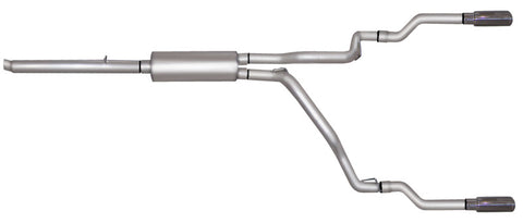 Gibson 05-07 Dodge Dakota Laramie 3.7L 2.5in Cat-Back Dual Split Exhaust - Stainless - 66539
