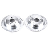 Power Stop 17-18 Genesis G80 Rear Evolution Drilled & Slotted Rotors - Pair - JBR1376XPR