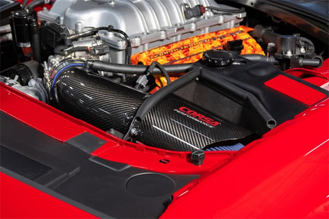 Corsa 19-21 Dodge Challenger SRT/Hellcat/Redeye/Demon Carbon Fiber Air Intake w/ DryTech 3D No Oil - 44004D