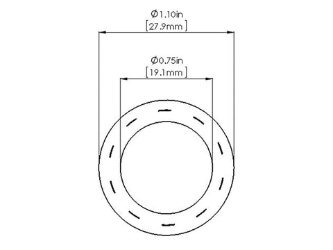 aFe Magnum FORCE Cold Air Intake System Spare Parts Kit (3/4in ID x 24in L) - 59-02007