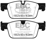 EBC 2017+ Volvo S90 2.0L Turbo Redstuff Front Brake Pads - DP32305C