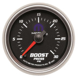 Autometer Mopar 52.4mm FSE 0-30 PSI Boost Gauge - 880020