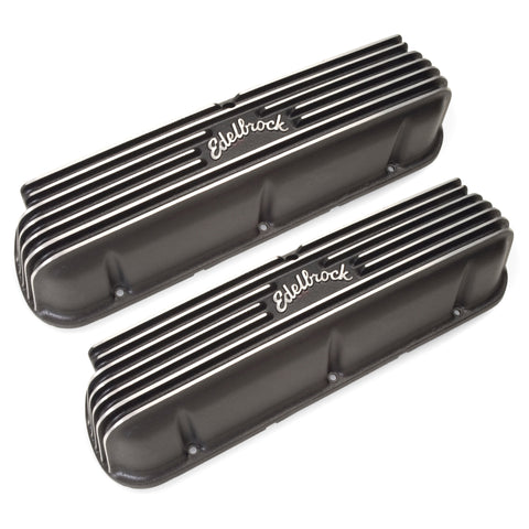 Edelbrock Valve Cover Classic Series Ford 1962-95 221 351W V8 Black - 41603