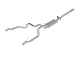 aFe Gemini XV 4in to Dual 3in 304 SS Cat-Back Exhaust w/ Cutout 19-21 GM Silverado/Sierra V8-6.2L - 49-34140