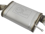 aFe MACHForce XP 2.5in 409 Stainless Axle Back Exhaust w/Stainless Tips 15-17 Ford Mustang I4-2.3L - 49-43085-P