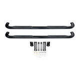 Westin 2019 Chevrolet Silverado/Sierra 1500 Crew Cab Platinum 4 Oval Nerf Step Bars - Black - 21-4135
