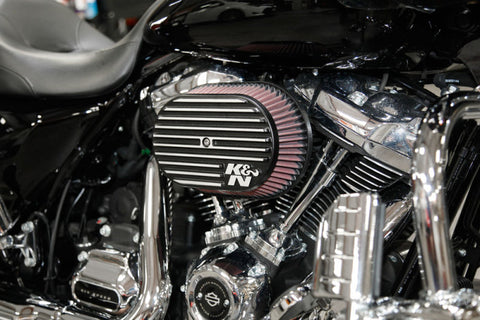 K&N Street Metal Intake System 2017 Harley-Davidson Shaker Black H/D Touring Models - RK-3956
