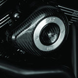 S&S Cycle 01-15 Fuel-Injected Softail Models Stealth Air Cleaner Kit w/ Carbon Fiber Cover - 170-0499