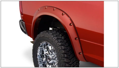 Bushwacker 10-18 Dodge Ram 2500 Fleetside Pocket Style Flares 4pc 76.3/98.3in Bed - Black - 50919-02