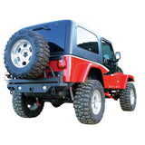 Rampage 1987-1995 Jeep Wrangler(YJ) Recovery Bumper Hd Rear - Black - 78615