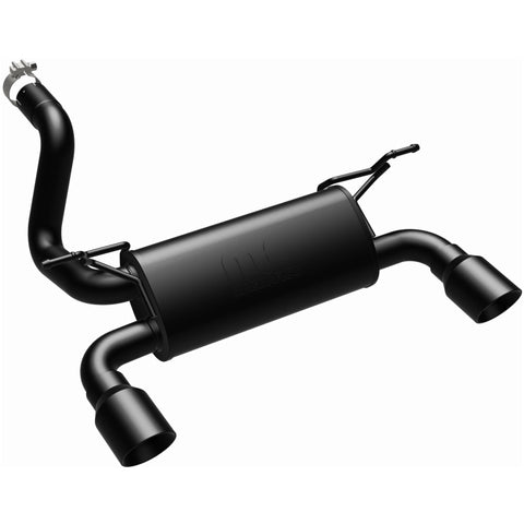 MagnaFlow 2018+ Jeep Wrangler 3.6L Dual Black Tip Axle-Back Exhaust - 19388