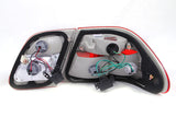 ANZO 1996-2002 Mercedes Benz E Class W210 Taillights Red/Smoke G2 - 221207