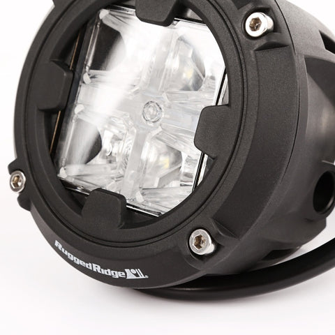Rugged Ridge Round LED Light 3.5in Combo High/Low Beam - 15209.31