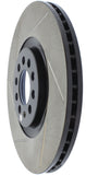 StopTech Power Slot 3/99-06 Audi TT/00-06 TT Quattro / 03-05 VW Golf GTi Right Front Slotted Rotor - 126.33062SR
