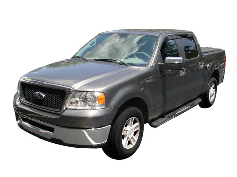 AVS 04-08 Ford F-150 Supercrew Ventvisor Low Profile Deflectors 4pc - Smoke - 894010