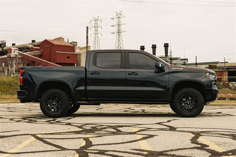 Corsa 22-23 Chevrolet Silverado 1500 Cat-Back Dual Rear Exit with Twin 4in Black Tips - 21238BPC