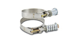 Vibrant SS T-Bolt Clamps Pack of 2 Size Range: 3.53in to 3.83in OD For use w/ 3.25in ID Coupling - 27832