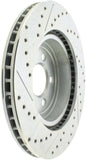 StopTech Select Sport 10-14 Dodge Challenger Drilled and Slotted Front Left Brake Rotor - 227.63061L