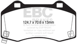 EBC 2017+ Fiat 124 Spider 1.4L Turbo Abarth Ultimax2 Front Brake Pads - UD13791