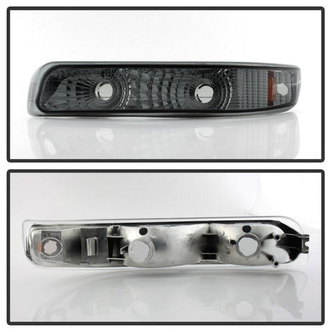 xTune Chevy Silverado 99-02 Amber Reflector Bumper Lights Smoke CBL-JH-CS99-AM-SM - 5064288