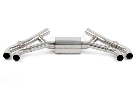 Dinan 20-26 BMW X5 M/X6 M (F95/F96) Valved Axleback Exhaust System - Black Tips - D660-0090-BLK