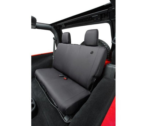 Bestop 07-18 Jeep Wrangler JK 2-Door Rear Seat Covers (Black Diamond) - 29282-35