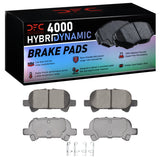 DFC 00-08 Toyota Solara Rear 4000 Hybridynamic Brake Pads - 4000-0828-00