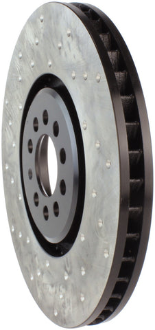 StopTech 04-06 Audi TT Quattro / 04 VW Golf R32 AWD Drilled Right Front Rotor - 128.33093R
