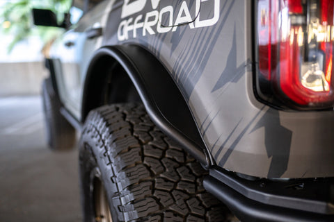 DV8 Offroad 21-23 Ford Bronco Tube Fender Flares - FDBR-01