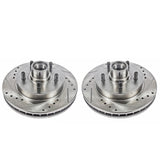 Power Stop 95-99 Chevrolet C1500 Front Evolution Drilled & Slotted Rotors - Pair - AR8625XPR