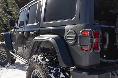 Rugged Ridge Rear Corner Kit Body Armor 18-22 Jeep Wrangler JL/JLU Models - 11651.78