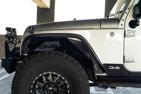 DV8 Offroad 07-18 Jeep Wrangler JK Slim Fender Flares - FDJK-07