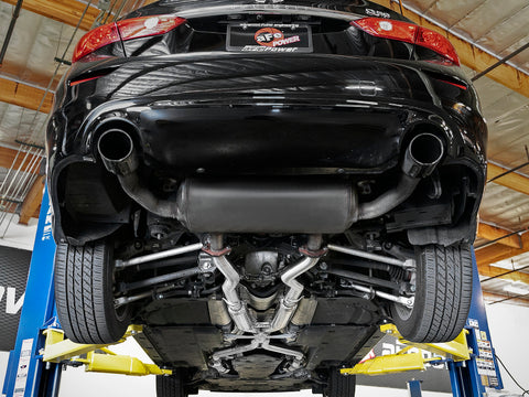 aFe Takeda 2.5in to 3in 304 SS Y-Pipe Exhaust System 16-18 Infiniti Q50/Q60 V6-3.0L (tt) - 49-36131