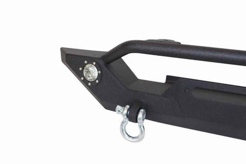 Fishbone Offroad 87-06 Jeep TJ/YJ Wrangler TJ/YJ Steel Front Bumper W/LEDs - Blk Textured Pawdercoat - FB22016